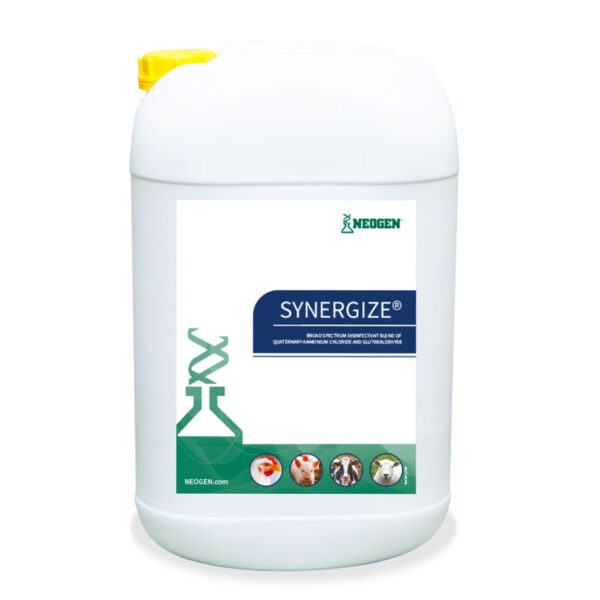 Synergize - Virucidal, broad-spectrum mushroom farm disinfectant.